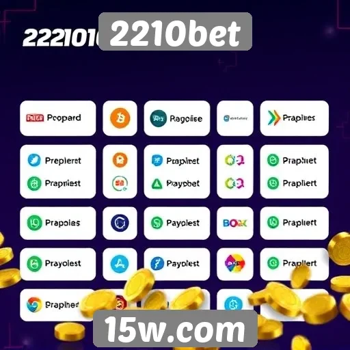 Plataformas de pagamento disponíveis no 2210bet